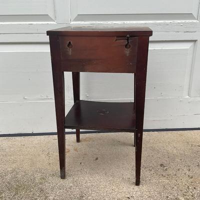 G348 Bedside Table Federal Style Tier Shelf