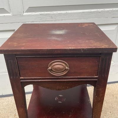 G348 Bedside Table Federal Style Tier Shelf