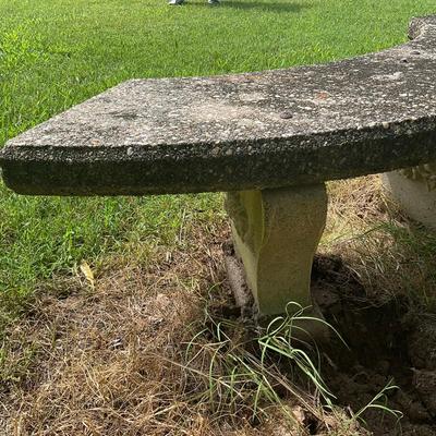 G350 Large Concrete Bench