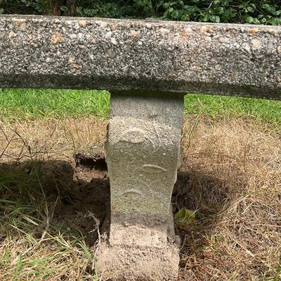 G350 Large Concrete Bench
