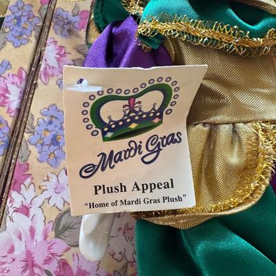Porcelain Mardi Gras Jester Dolls in Original Boxes