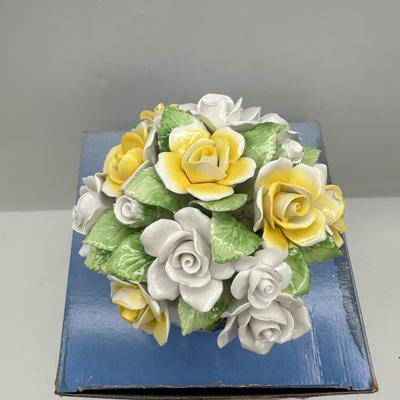 Royal Doulton “Nearest to Nature” Porcelain Flower Arrangement with Original Box