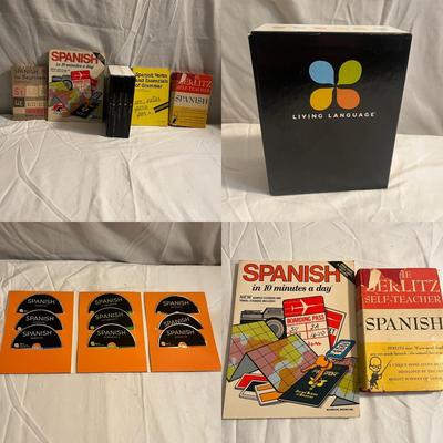 Living Language Spanish Platinum Edition & More Spanish Learning Books (D-MG)
