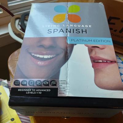 Living Language Spanish Platinum Edition & More Spanish Learning Books (D-MG)
