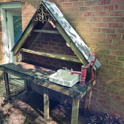 Potting Table and Fairy House (SY-EL)