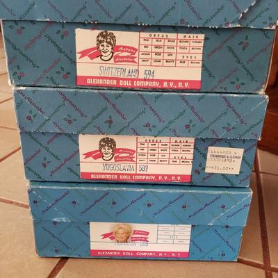 LOT 249F: Vintage Madame Alexander Dolls for Crafting or Repair