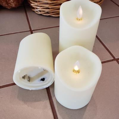 LOT 250F: Red White and Blue Decor; Candles, Gund Bear, Blanket, and So Much More