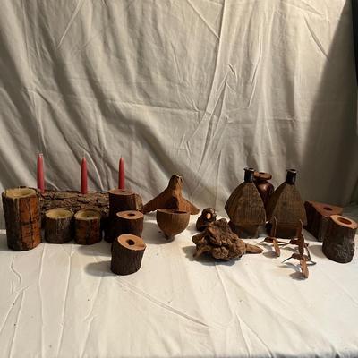 Wooden Art & Candleholders (D-MG)