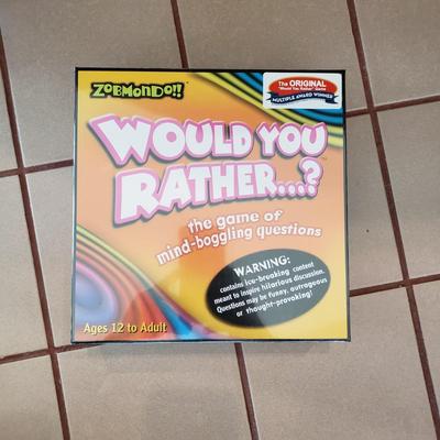 LOT 301D: Game Night! Charade, Trivial Pursuit, Deluxe Anniversary Monopoly, and More
