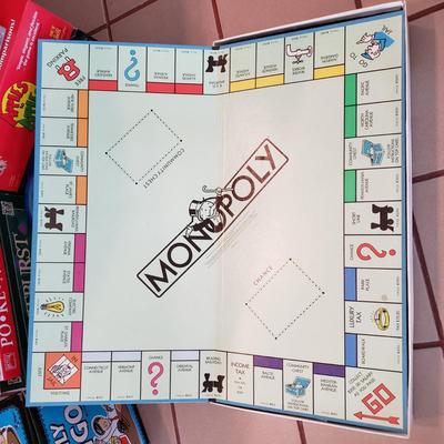 LOT 301D: Game Night! Charade, Trivial Pursuit, Deluxe Anniversary Monopoly, and More