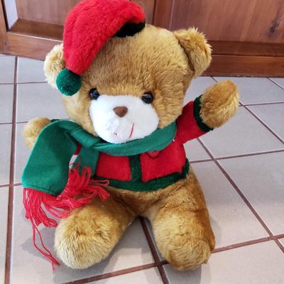 LOT 302F: Vintage Teddy Bear Collection; Holiday Bears and Others