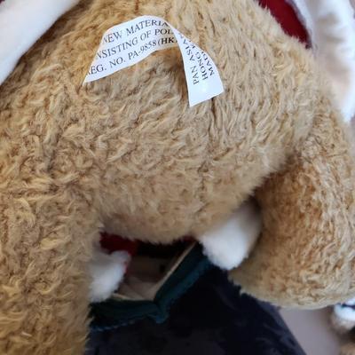 LOT 302F: Vintage Teddy Bear Collection; Holiday Bears and Others