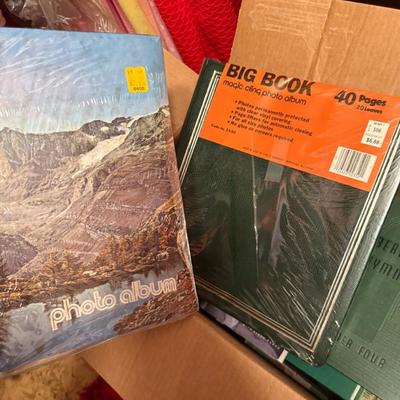 Sale Photo Thumbnail #290: Two photo albums, other miscellaneous books