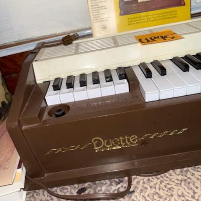 Sale Photo Thumbnail #332: Audion Duette Electric Reed Organ and manual