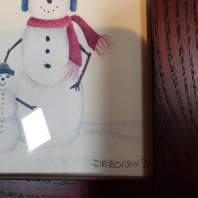 LOT 306B: Huge Collection of Snowman Themed Winter Seasonal Decor