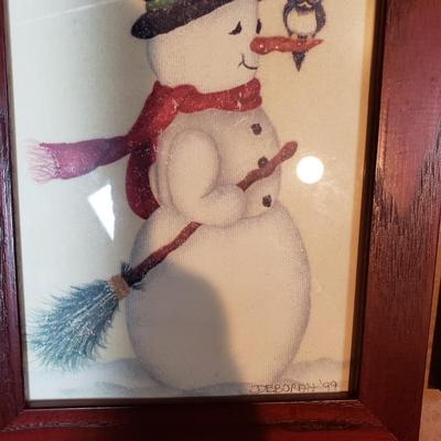 LOT 306B: Huge Collection of Snowman Themed Winter Seasonal Decor