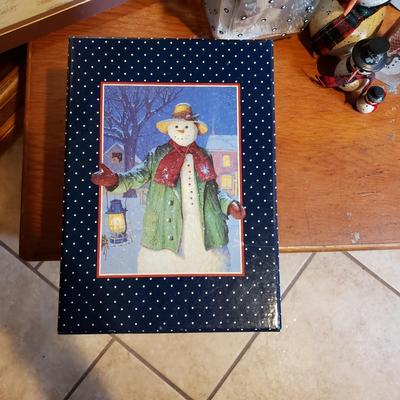 LOT 306B: Huge Collection of Snowman Themed Winter Seasonal Decor