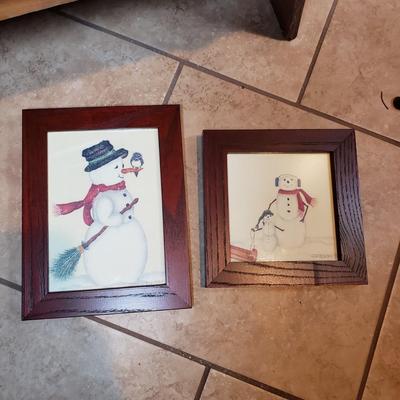 LOT 306B: Huge Collection of Snowman Themed Winter Seasonal Decor