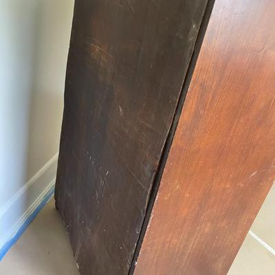 Men's vintage Art Deco "waterfall" inlay dresser