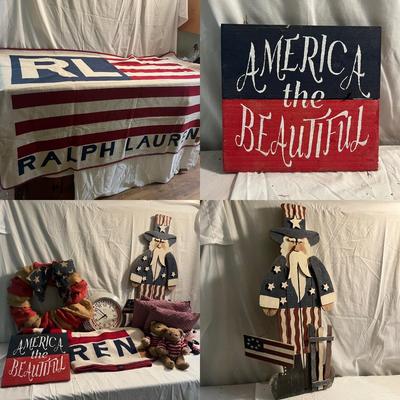 Ralph Lauren Throw & Patriotic Gear (D-MG)