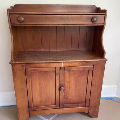 Vintage two-piece sideboard