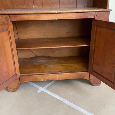 Vintage two-piece sideboard