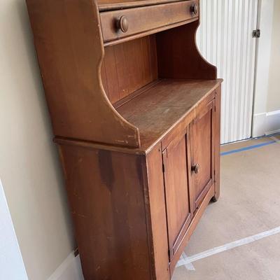 Vintage two-piece sideboard