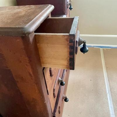 Victorian glove drawer dresser.