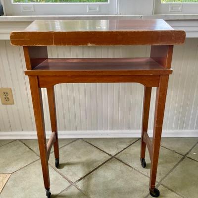 Vintage rolling lectern/book stand