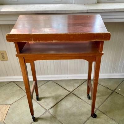 Vintage rolling lectern/book stand