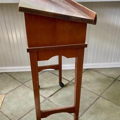 Vintage rolling lectern/book stand
