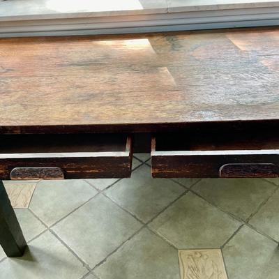 Vintage Arts-and-Crafts style desk