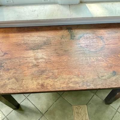 Vintage Arts-and-Crafts style desk