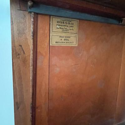 Vintage stackable 4-drawer Globe-Wernicke D 14 barrister bookcase