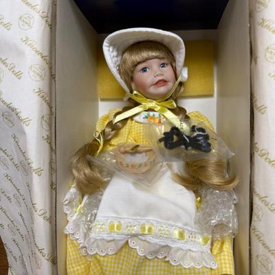 Lot of 2 Collectible Porcelain Dolls by Knowles
