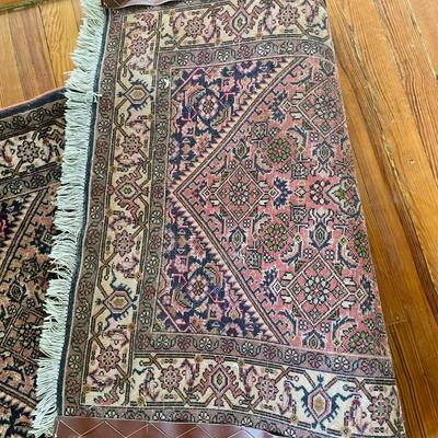Persian hand-knotted "Bijar" area rug