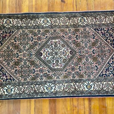 Persian hand-knotted "Bijar" area rug