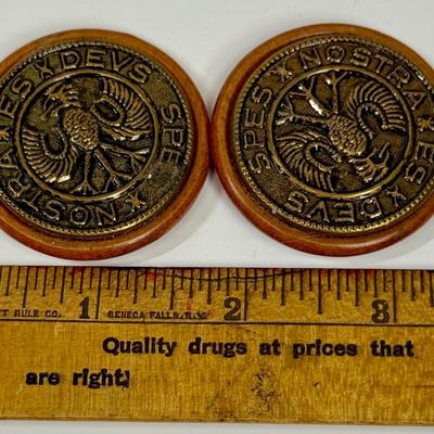 Sale Photo Thumbnail #257: Approx. 1.25" across. Latin inscription roughly translates to: Your Are Our Hope.