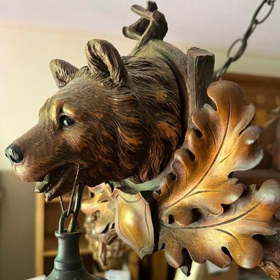 Bear Heads Chandelier (DR-RG)