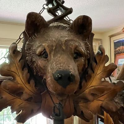 Bear Heads Chandelier (DR-RG)