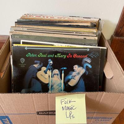 LP records - folk music