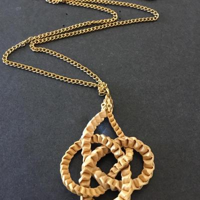 Unique mid century, pendant, and necklace