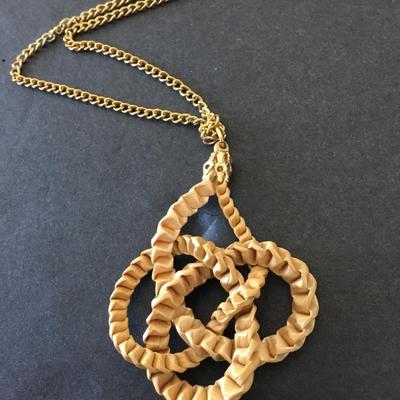 Unique mid century, pendant, and necklace