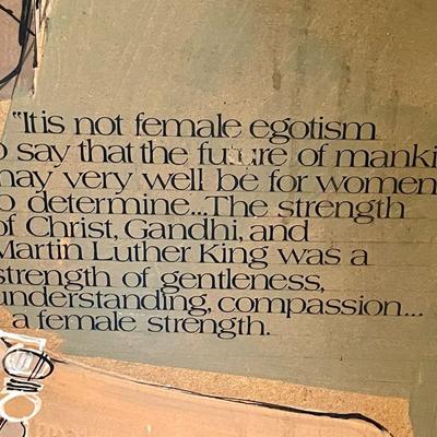 "Shirley Chisholm" Civil Rights art by Johanna Vogelsang, 1975