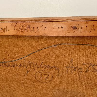 "Shirley Chisholm" Civil Rights art by Johanna Vogelsang, 1975