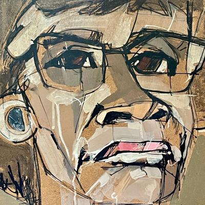 "Shirley Chisholm" Civil Rights art by Johanna Vogelsang, 1975