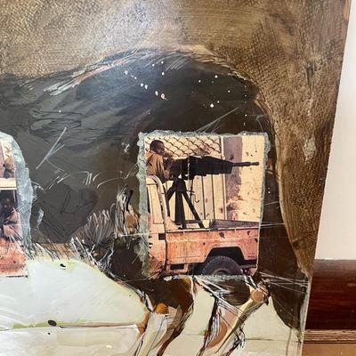 "Wolf" Civil Rights art by Johanna Vogelsang - unframed, 1992