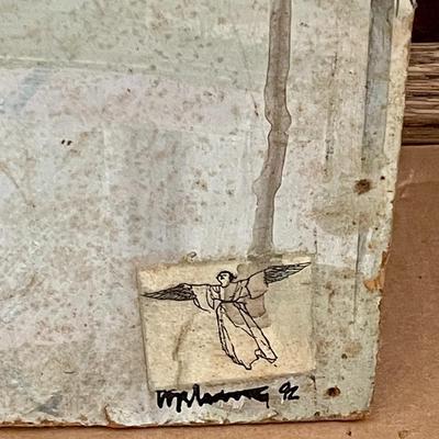 "Wolf" Civil Rights art by Johanna Vogelsang - unframed, 1992