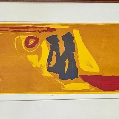 "Collage" serigraph by Margaret Karmarck
