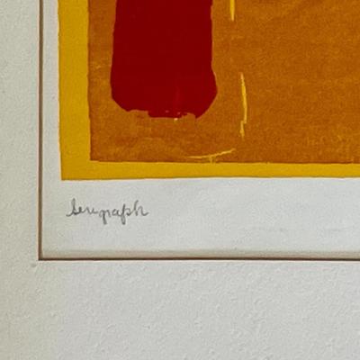 "Collage" serigraph by Margaret Karmarck